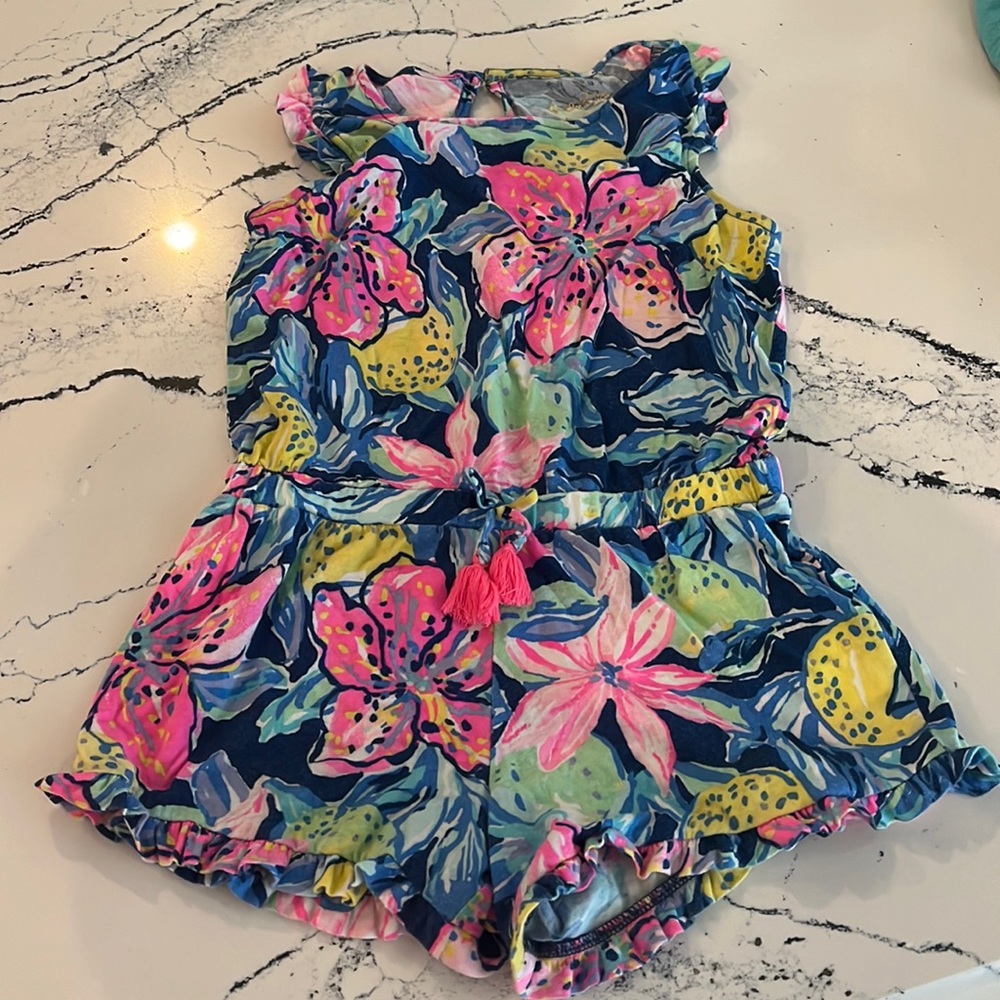 Lilly Pulitzer romper, sz 6-7